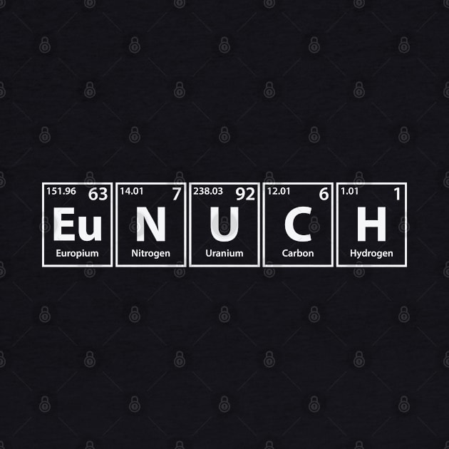 Eunuch (Eu-N-U-C-H) Periodic Elements Spelling by cerebrands